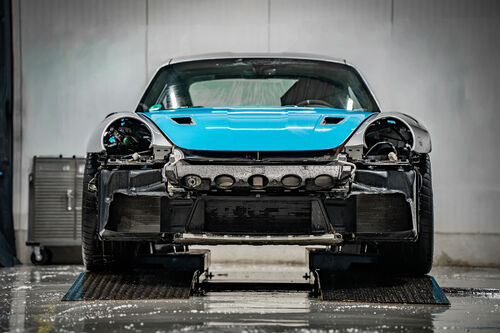 Porsche Gt3 RS mit XPEL Lackschutzfolie South Beach Blue