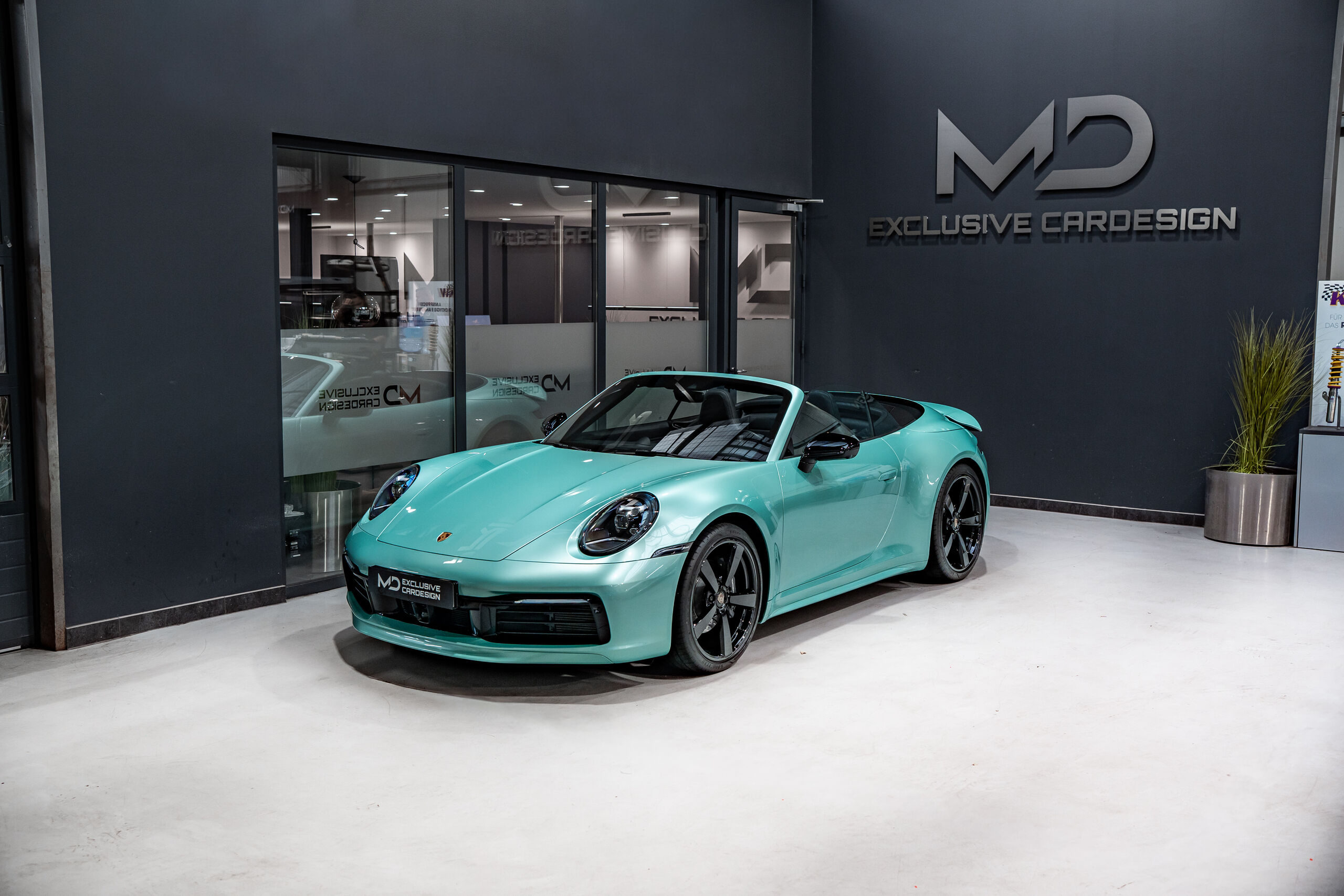 Porsche 911 Carrera Cabrio Flexishield Silk Jade Folie Porsche 911 Carrera Cabrio Flexishield Silk Jade Folie